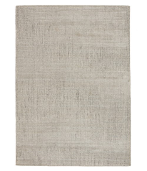 Jaipur Living Basis Handmade Solid Ivory/ Gray Area Rug (8'X10')