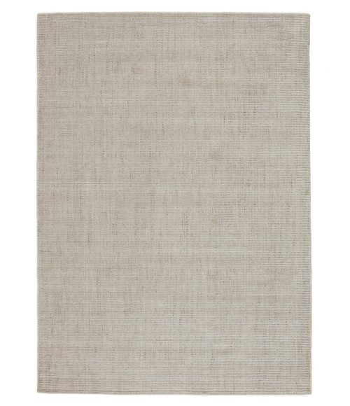 Jaipur Living Basis Handmade Solid Ivory/ Gray Area Rug (5'X8')