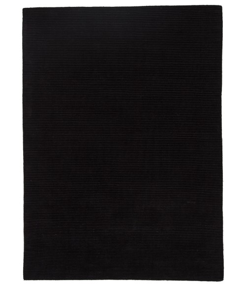 Jaipur Living Basis Handmade Solid Black Area Rug (8'X10')