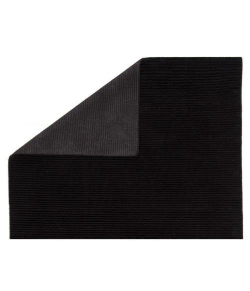 Jaipur Living Basis Handmade Solid Black Area Rug (8'X10')