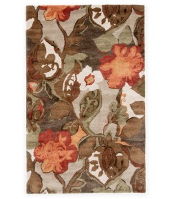 Jaipur Living Blue Petal Pusher BL12 Light Gray/Multicolor 3 ft. 6 in. X 5 ft. 6 in. Rectangle Rug