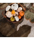 Blue Area Rug Jaipur Living Petal Pusher Handmade Floral Light Gray/ Multicolor Round Area Rug (6'X6')
