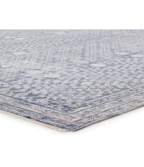 Jaipur Living Larkin Floral Blue/ Light Gray Runner Rug (3'X10')