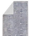 Jaipur Living Larkin Floral Blue/ Light Gray Runner Rug (3'X10')
