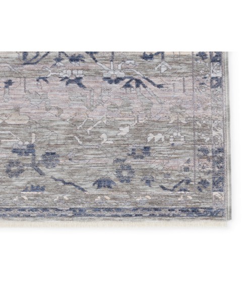Jaipur Living Evolet Oriental Blue/ Gray Runner Rug (3'X10')