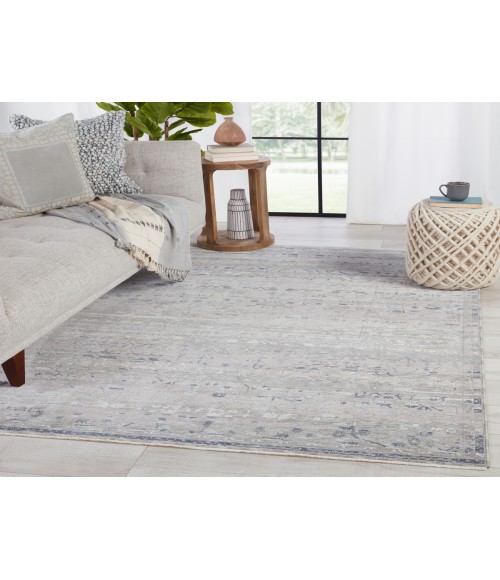 Jaipur Living Evolet Oriental Blue/ Gray Runner Rug (3'X10')