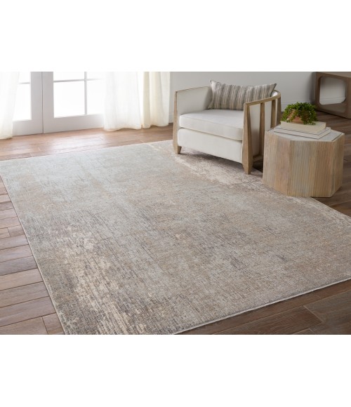 BLA13 Kosta Rug Jaipur Living Kosta Abstract Taupe/ Silver Area Rug 8'X10'