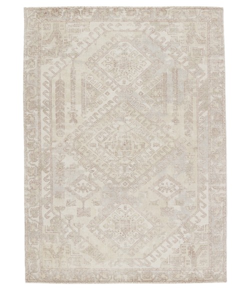 Jaipur Living Arlowe Handmade Medallion Light Taupe/ Cream Area Rug (6'X9')