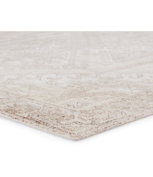Jaipur Living Arlowe Handmade Medallion Light Taupe/ Cream Area Rug (6'X9')