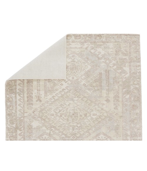 Jaipur Living Arlowe Handmade Medallion Light Taupe/ Cream Area Rug (6'X9')