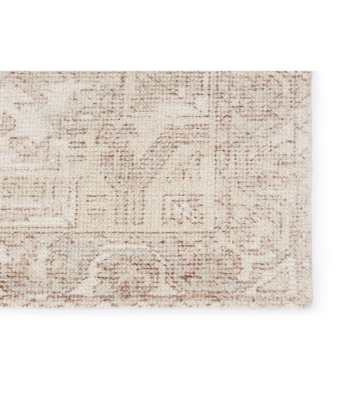 Jaipur Living Arlowe Handmade Medallion Light Taupe/ Cream Area Rug (6'X9')