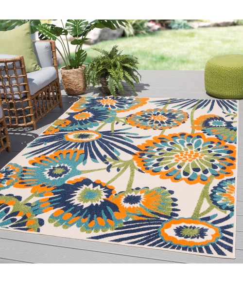 Jaipur Living Balfour Indoor/ Outdoor Floral Multicolor Area Rug (8'8"X11'10")