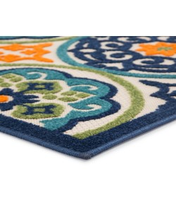 Jaipur Living Tela Indoor/ Outdoor Medallion Multicolor Blz09 Area Rug 8 ft. 8 in. X 11 ft. 10 in. Rectangle