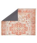 Boheme Area Rug Jaipur Living Rhoda Medallion Orange/ Ivory Area Rug (4'X6')