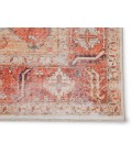 Boheme Area Rug Jaipur Living Rhoda Medallion Orange/ Ivory Area Rug (4'X6')