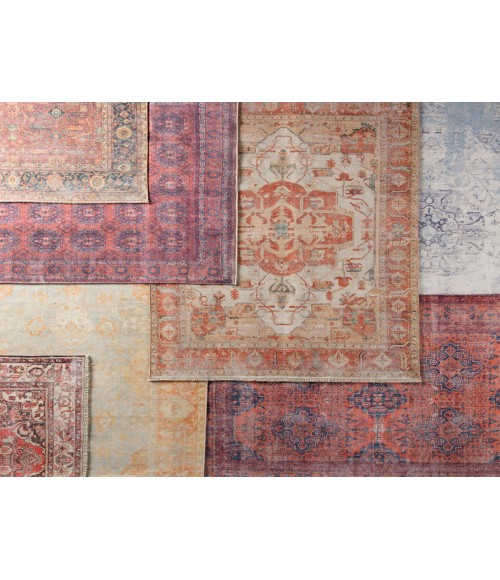 Boheme Area Rug Jaipur Living Rhoda Medallion Orange/ Ivory Area Rug (4'X6')