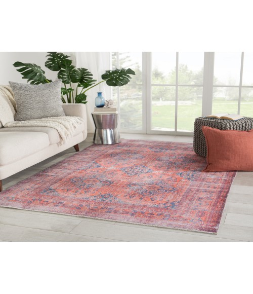 Boheme Area Rug Jaipur Living Menowin Medallion Blue/ Orange Area Rug (8'10"X11'9")