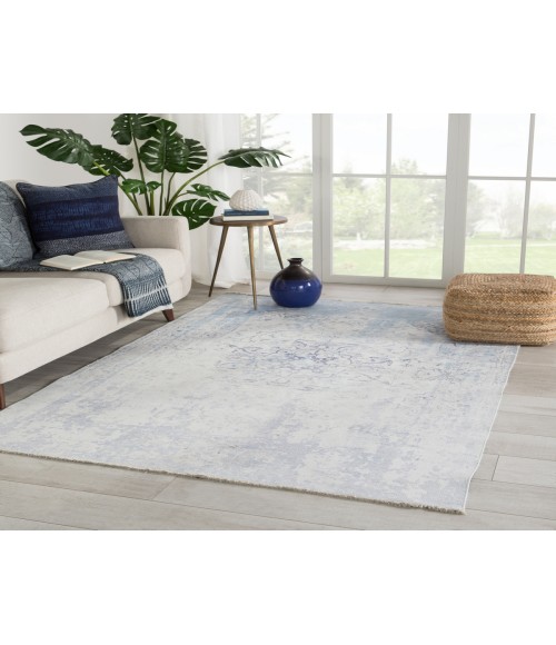 Boheme Area Rug Jaipur Living Contessa Medallion Blue/ White Area Rug (8'10"X11'9")
