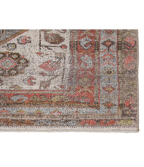 Boheme Area Rug Jaipur Living Palazza Medallion Gray/ Orange Area Rug (4'X6')