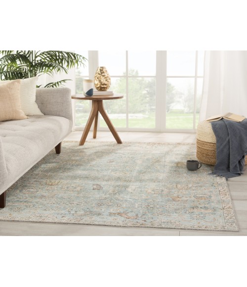 Boheme Area Rug Jaipur Living Stag Oriental Teal/ Gold Area Rug (6'X9')