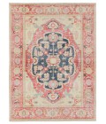 BOH23 Kadi Rug Jaipur Living Kadi Medallion Red/ Blue Area Rug 4'X6'