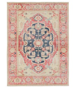 Jaipur Living Boheme Kadi BOH23 Red - Blue 7 ft. 10 in. X 9 ft. 10 in. Rectangle Rug