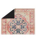 BOH23 Kadi Rug Jaipur Living Kadi Medallion Red/ Blue Area Rug 4'X6'