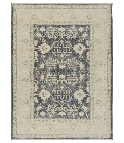 BOH24 Pia Rug Jaipur Living Pia Medallion Navy/ Cream Runner Rug 2'6"X8'
