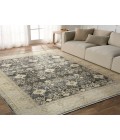 BOH24 Pia Rug Jaipur Living Pia Medallion Navy/ Cream Runner Rug 2'6"X8'