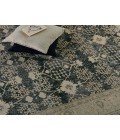 BOH24 Pia Rug Jaipur Living Pia Medallion Navy/ Cream Runner Rug 2'6"X8'