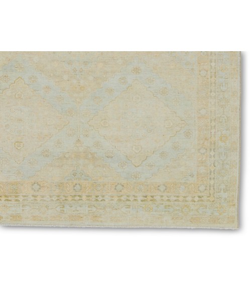 BOH25 Winn Rug Jaipur Living Winn Trellis Blue/ Green Area Rug 8'10"X11'9"