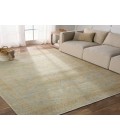 BOH25 Winn Rug Jaipur Living Winn Trellis Blue/ Green Area Rug 8'10"X11'9"