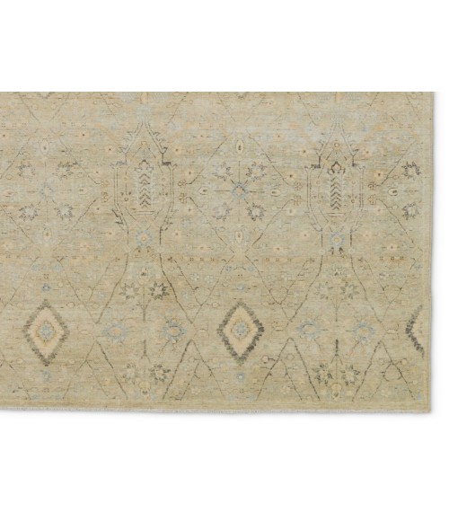 BOH26 Maisie Rug Jaipur Living Maisie Medallion Green/ Blue Area Rug 8'10"X11'9"