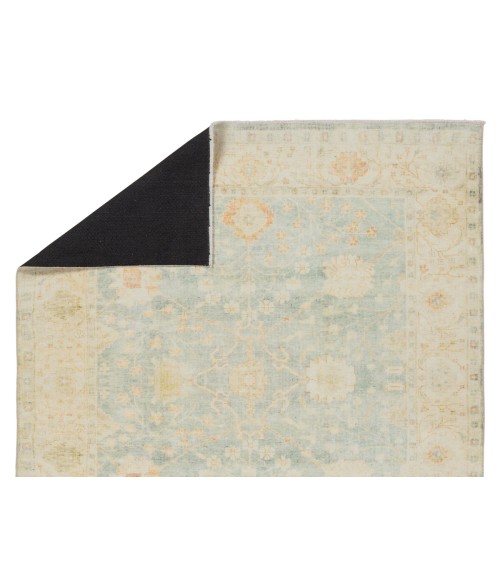 BOH27 Lovato Rug Jaipur Living Lovato Floral Blue/ Green Area Rug 5'X8'