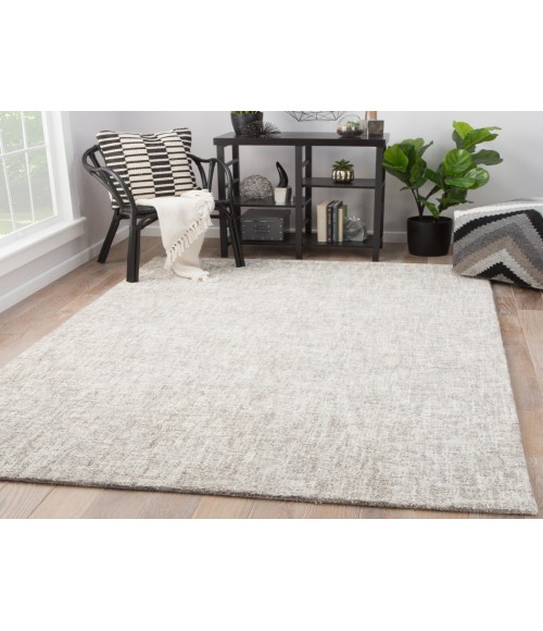 Britta Plus Area Rug Jaipur Living Britta Plus Handmade Solid Ivory/ Taupe Area Rug (12'X15')