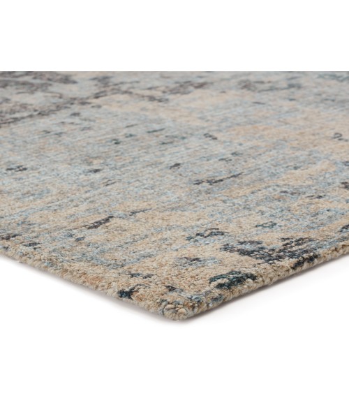 Jaipur Living Octave Handmade Abstract Silver/ Tan Area Rug 6'X9'