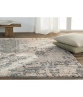Jaipur Living Octave Handmade Abstract Silver/ Tan Area Rug 6'X9'