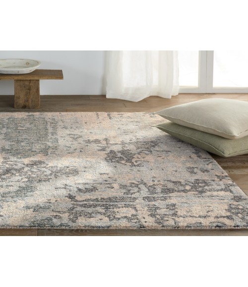 Jaipur Living Octave Handmade Abstract Silver/ Tan Area Rug 6'X9'