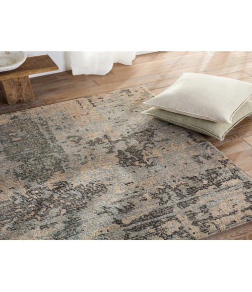 Jaipur Living Octave Handmade Abstract Silver/ Tan Area Rug 6'X9'