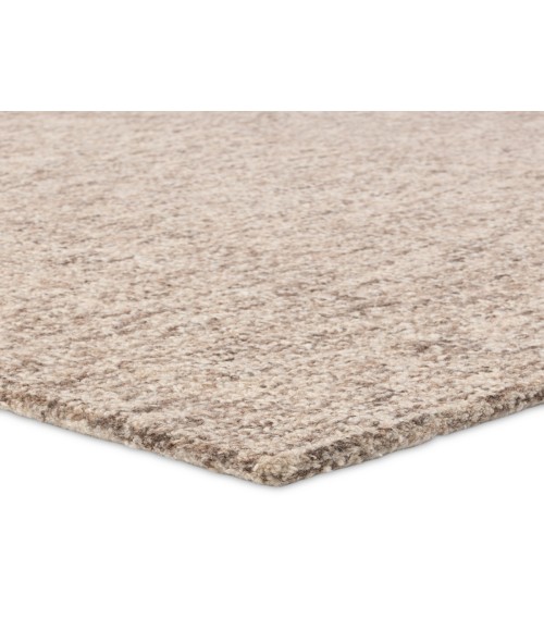 Jaipur Living Oland Handmade Solid White/ Brown Area Rug (8'X10')