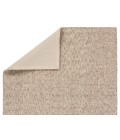 Jaipur Living Oland Handmade Solid White/ Brown Area Rug (8'X10')