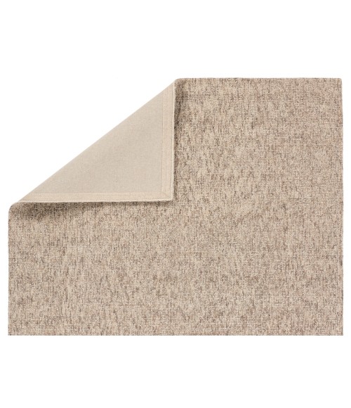 Jaipur Living Oland Handmade Solid White/ Brown Area Rug (8'X10')