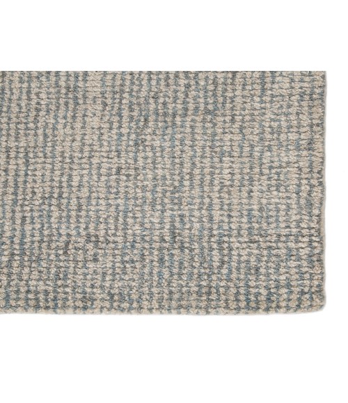Jaipur Living Oland Handmade Solid White/ Light Blue Area Rug (8'X10')