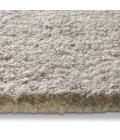 Jaipur Living Oland Handmade Solid Ivory/ Gray Area Rug 6'X9'