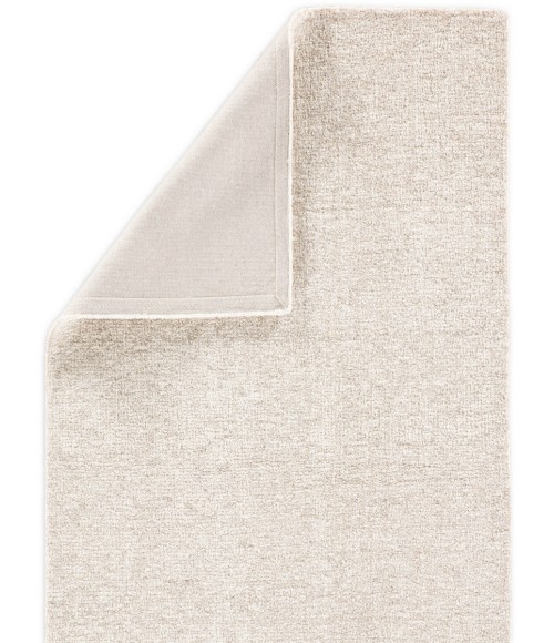 Jaipur Living Oland Handmade Solid Ivory/ Gray Area Rug (8'X10')