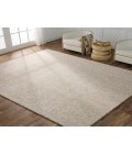 BRT09 Oland Rug Jaipur Living Oland Handmade Solid Ivory/ Gray Area Rug 6'X9'
