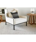 BRT09 Oland Rug Jaipur Living Oland Handmade Solid Ivory/ Gray Area Rug 6'X9'