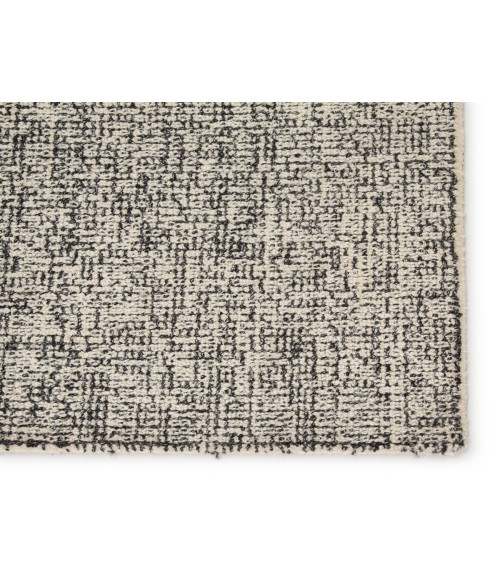 Jaipur Living Oland Handmade Solid Cream/ Black Area Rug (8'X10')