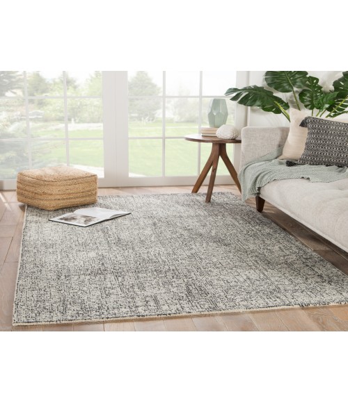 Jaipur Living Oland Handmade Solid Cream/ Black Area Rug (8'X10')