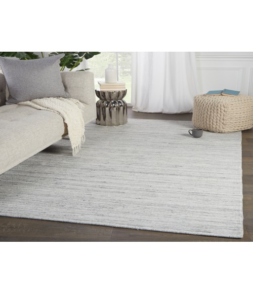 Jaipur Living Danan Handmade Solid Gray/ Ivory Area Rug (5'X8')